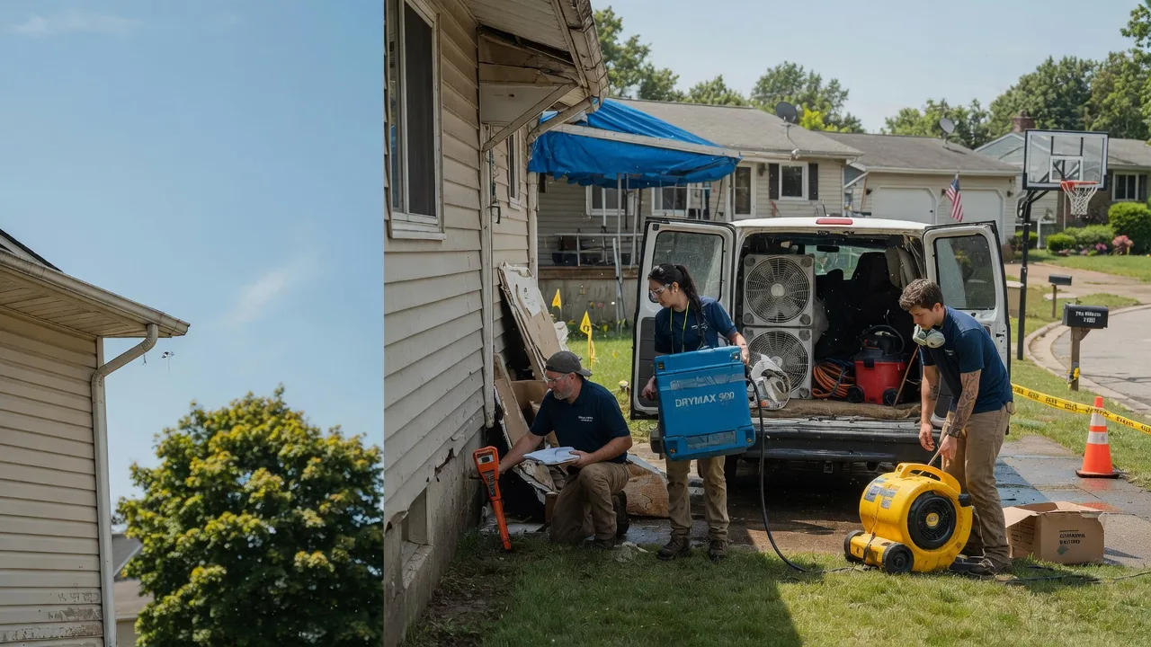 Ceiling Leak Cleanup in Macomb, MI near me